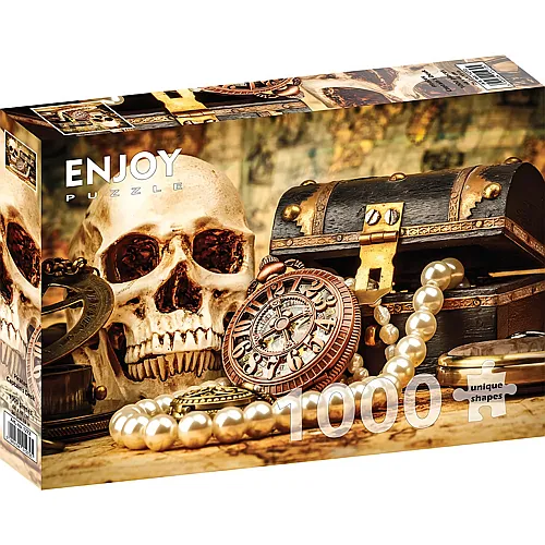 Enjoy Puzzle Pirates Captain's Desk - 1000 Teile