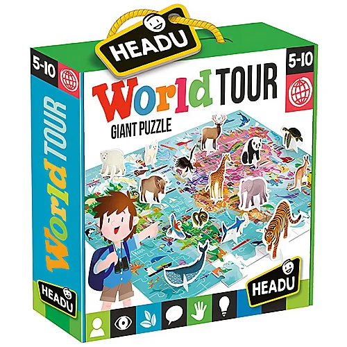 Headu World Tour Puzzle (108Teile)
