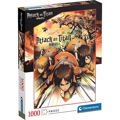 Clementoni Puzzle Anim� Collection - Attack on Titan - 1000 Teile