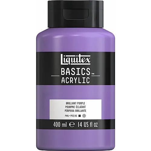 Liquitex Lqx Basics Acrylfarbe 400ml Flasche Brillantlila