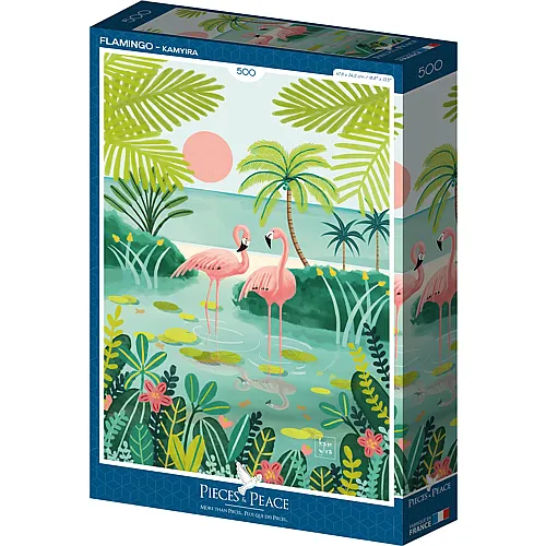 Pieces & Peace Puzzle Flamingo - 500 Teile