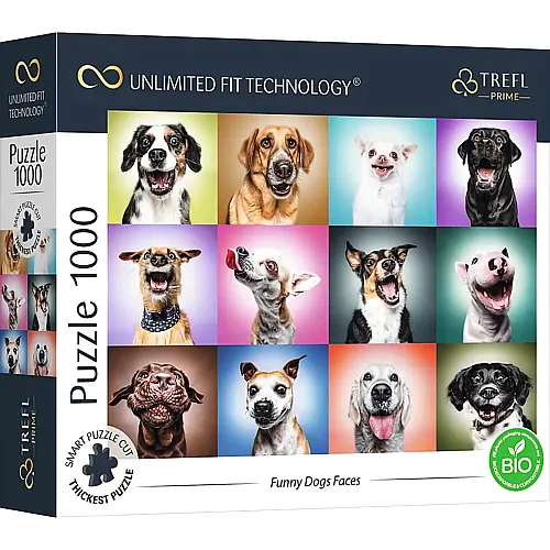 Trefl Puzzle Funny Dogs - 1000 Teile