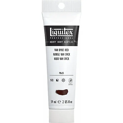 Liquitex Lqx Prof. Heavy Body Acrylfarbe 59ml Tube Van Dyckrot