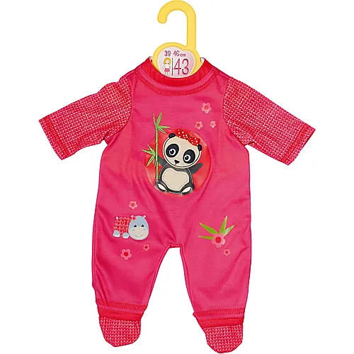 Zapf Creation Dolly Moda Strampler mit Panda - 39 - 46 cm