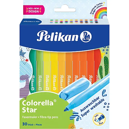 Pelikan Filzstift Colorella Star 0,6mm (30Teile)