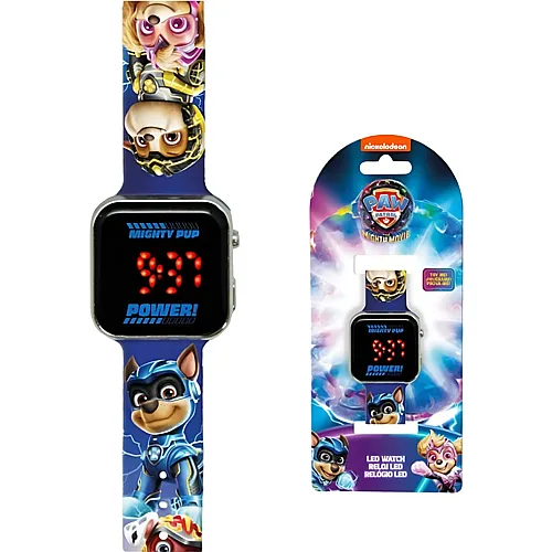 Kids Licensing Paw Patrol Armbanduhr LED 18x7.5x3cm