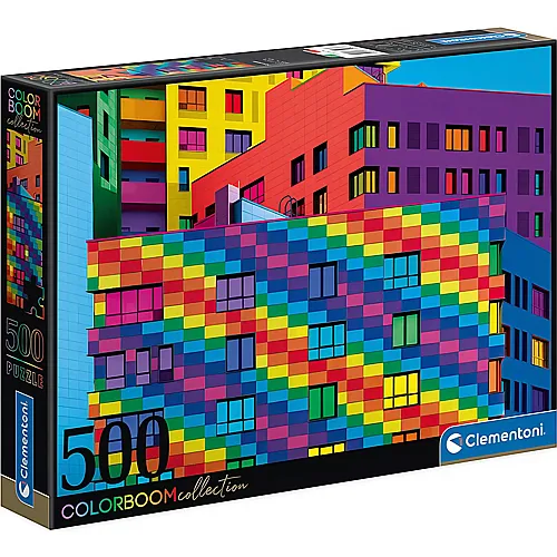 Clementoni Puzzle ColorBoom Squares (500Teile)