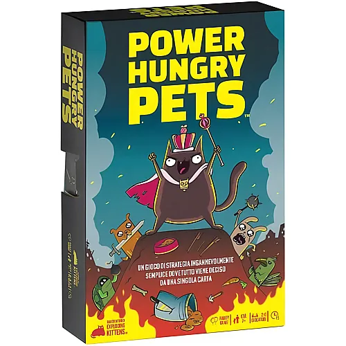 Exploding Kittens Power Hungry Pets - Italiano