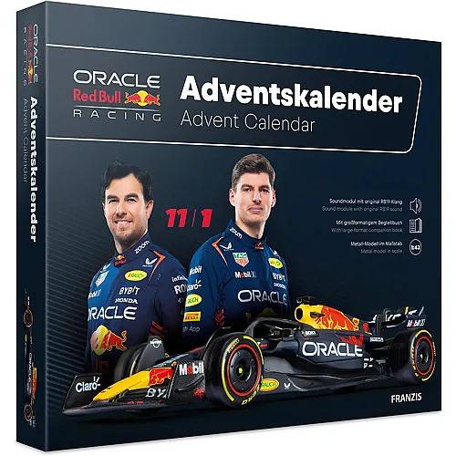 Franzis Modellfahrzeug Adventskalender Oracle Red Bull Racing