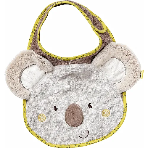 Fehn L�tzchen Babyl�tzchen Koala - Praktisches Spucktuch & Sabberlatz f�r Neugeborene - Ideal f�r Baby Erstausstattung