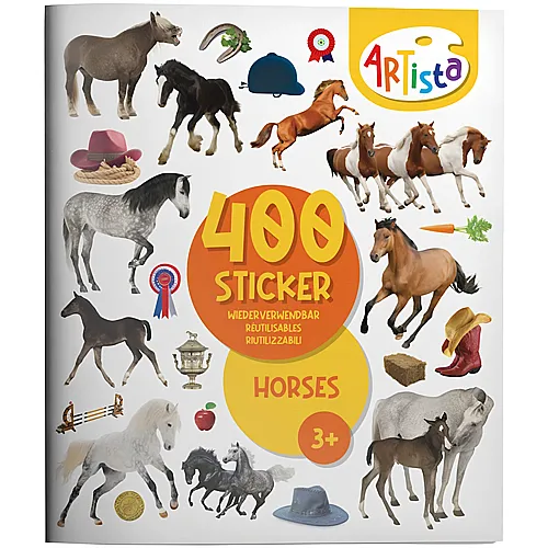 Artista Stickerbuch Pferde