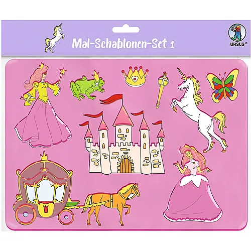 Ursus Schablonen-Set Girl - 6 Teile