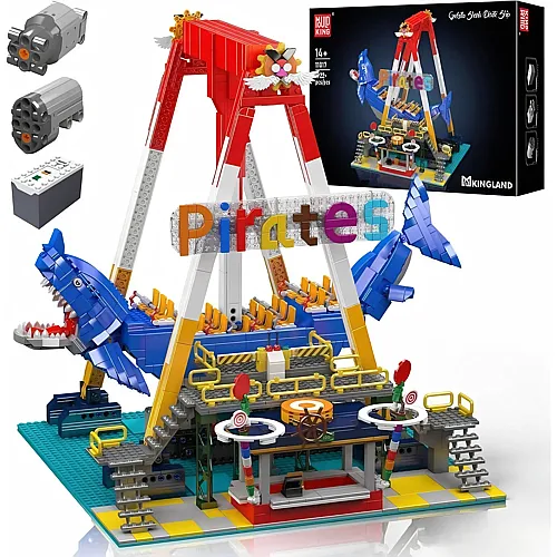 Mould King Kingland Shark Ship Ride 11017