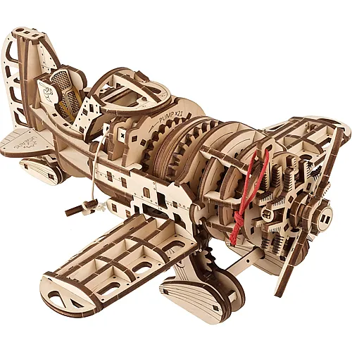 Ugears M�chtiges Holzbausatz Flugzeug Modell - 354 Teile
