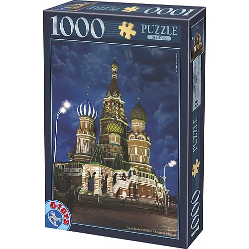 Russia, Moscow - Saint Basil's Cathedral 1000Teile