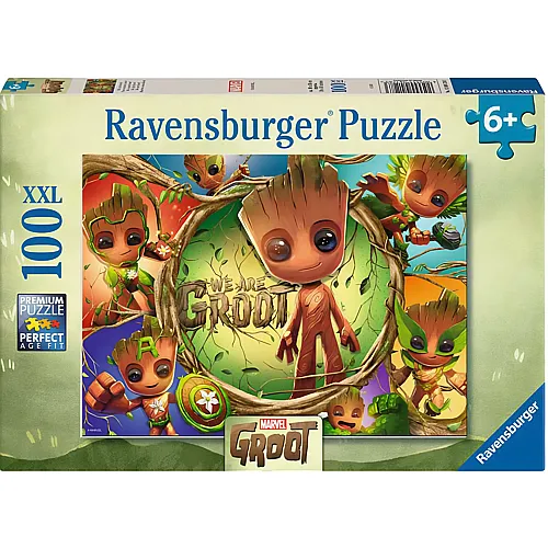 Ravensburger Puzzle Guardians of the Galaxy We are Groot! (100Teile)