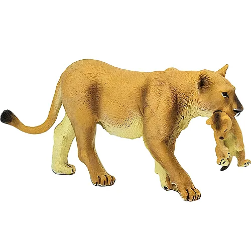 Safari Ltd. Wildlife North American Lwenweibchen mit Baby