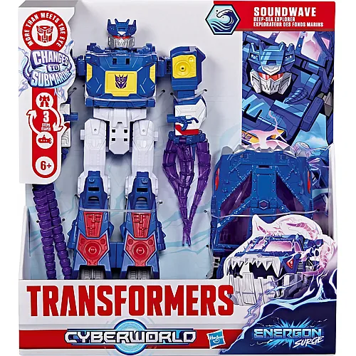 Hasbro Transformers Cyberworld Soundwave Deep Sea Explorer - 22 cm