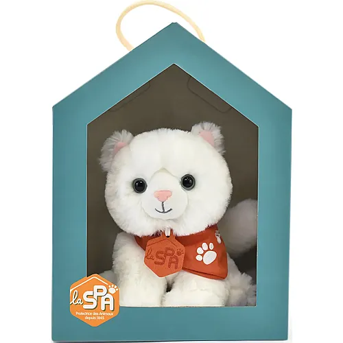 Doudou et Compagnie Katze weiss, 16cm (MQ2)