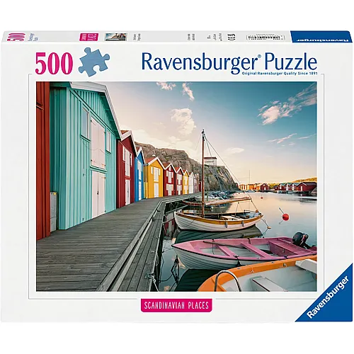 Bootshuser in Smgen Scandinavian Places 500Teile