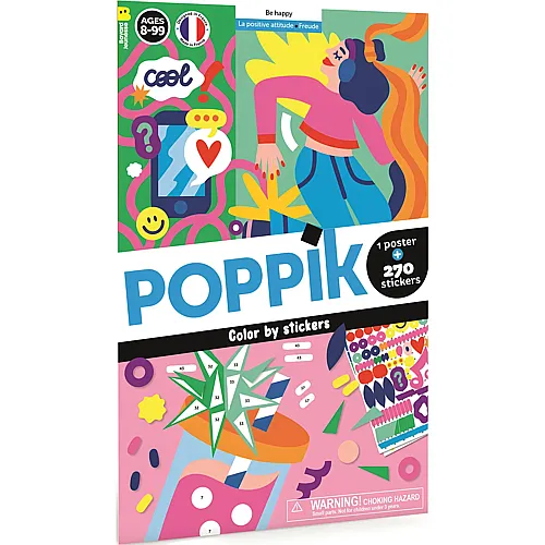 Poppik Mosaikposter Be Happy