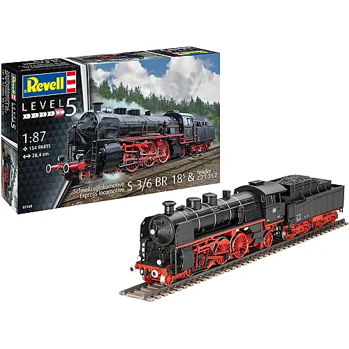Bausatz Dampflokomotive  S3/6 BR185 mit Tinder
