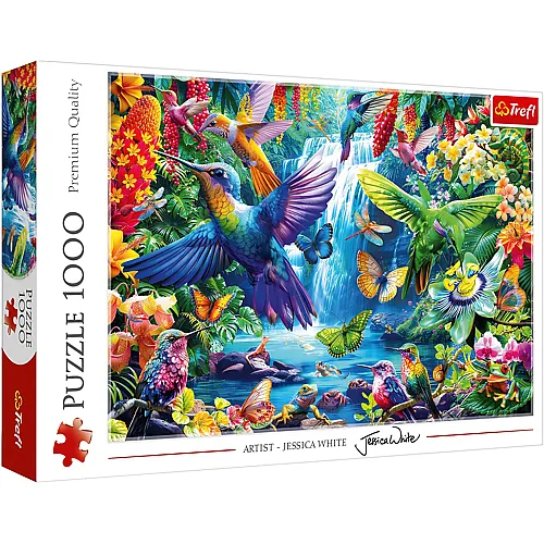 Trefl Puzzle Kolibris in den Tropen - 1000 Teile