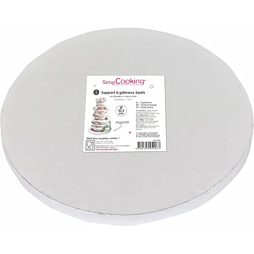 ScrapCooking Untersetzer f�r Kuchen Silber - 1 Teile
