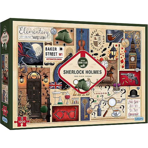 Gibsons Puzzle Book Club Sherlock Holmes