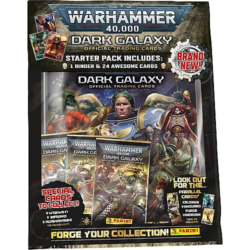 Panini Warhammer 40.000 Dark Galaxy Sammelkarten Starter Pack