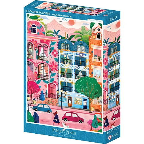 Pieces & Peace Puzzle Blumenkraft - 1500 Teile