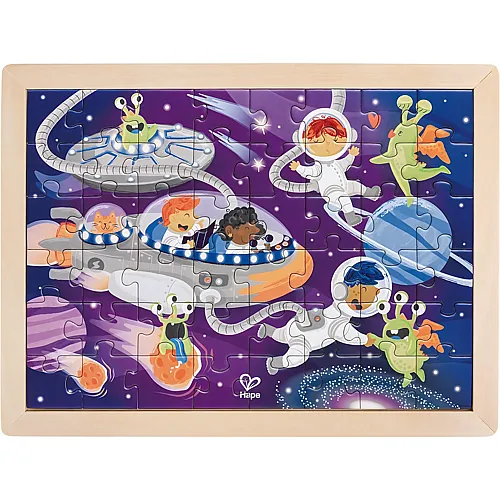 Hape Puzzle Raumfahrer - 48 Teile