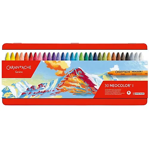 Caran d'Ache Neocolor I in Metalldose - 30 Teile