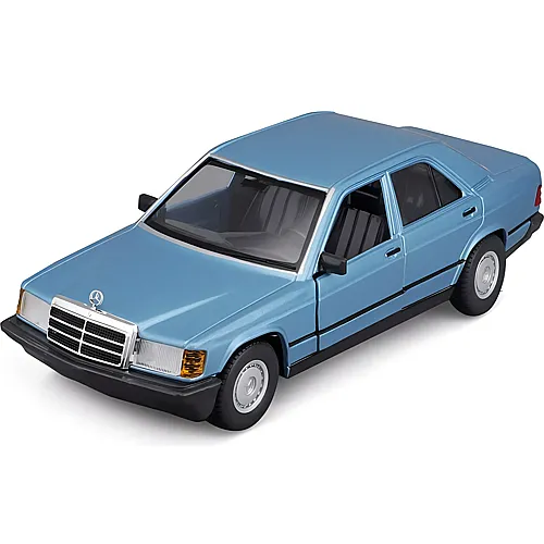 Bburago 1:24 Mercedes Benz 190E 2.6 1987 Blau