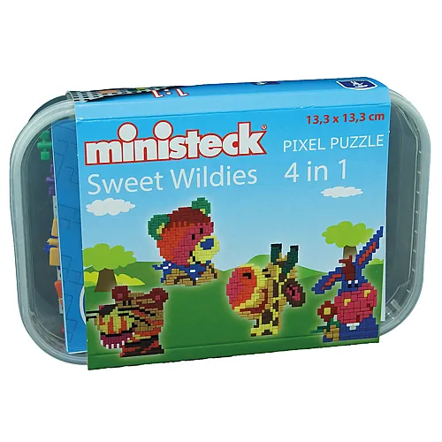 Ministeck Wildtiere 4in1 DE/FR/IT/EN