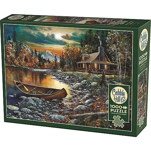 Cobble Hill Puzzle Blockh�tte am See - 1000 Teile