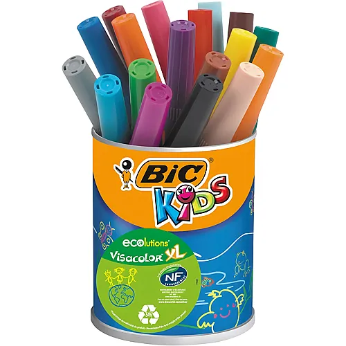 BIC Kids Visacolor XL, 18Stk.