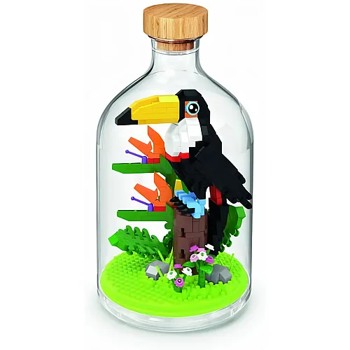 WiseHawk Bausatz mit Miniaturbl�cken zum BAU von Insekten und kleinen Tieren. Inklusive Methacrylat-Flasche zum Schutz der