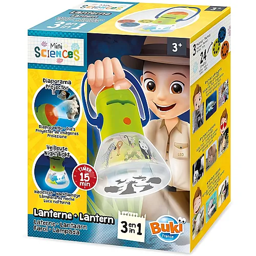 Buki Mini Wissenschaften - Laterne 3-in-1