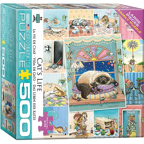 Eurographics Puzzle S��e Katzen Collage - 500 Teile