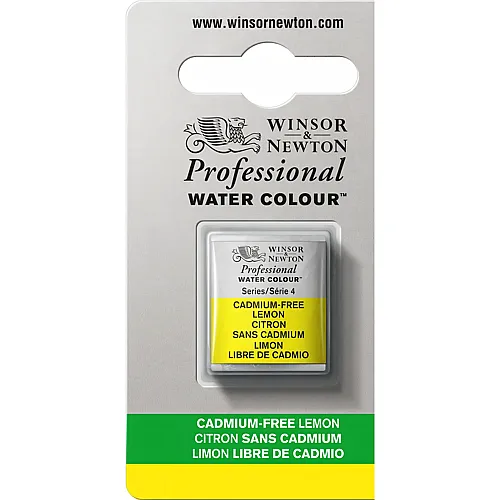 Winsor & Newton W&n Prof. Water Colour 1/2 N�pfchen Kadmiumfrei Zitrone