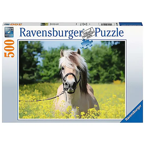 Ravensburger Puzzle Pferd im Rapsfeld (500Teile)