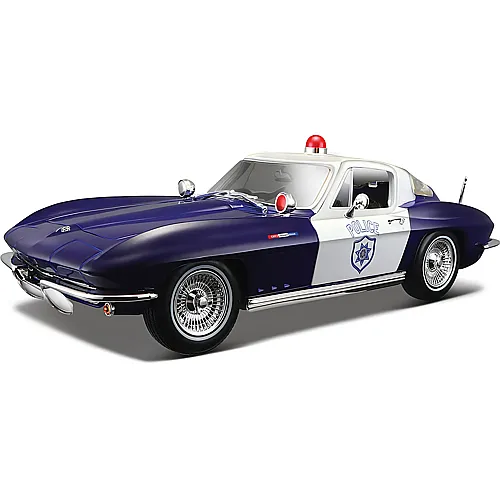 Maisto 1:18 Special Edition Chevrolet Corvette 1965 Police