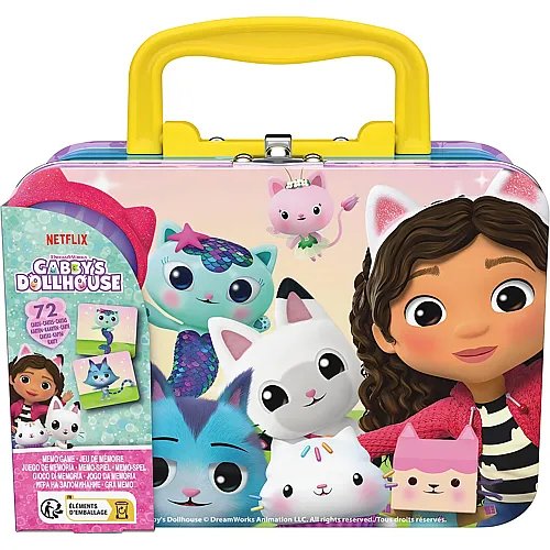 Spin Master Gabby's Dollhouse Memo Match Mini Tin