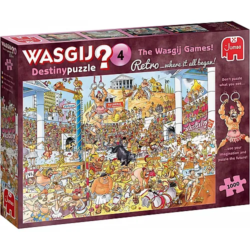 Jumbo Puzzle Destiny WASGIJ Brot und Spiele - 1000 Teile