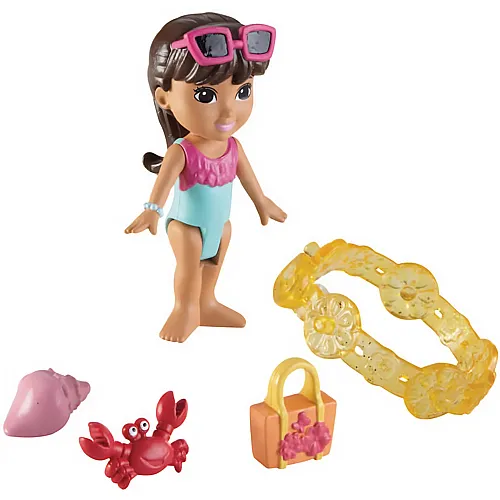 Fisher-Price Fisher Price Dora & Friends - Little Figures - Beach Adventure Dora (Cdr99)