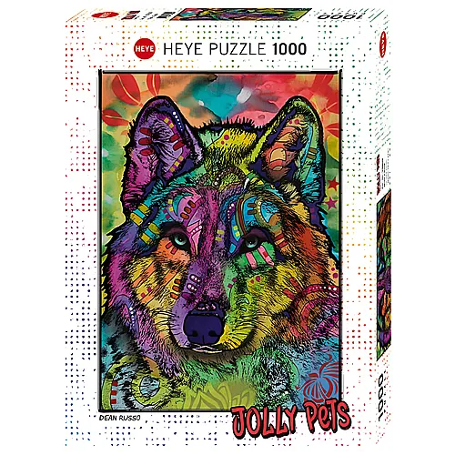 HEYE Puzzle Dean Russo Wolf's Soul (1000Teile)