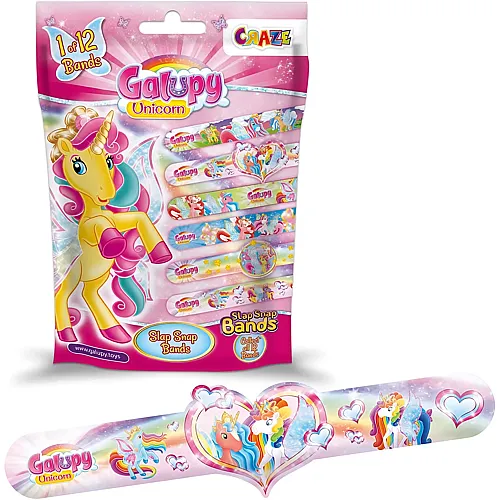Slap Snap Bands Armb�nder Galupy Unicorn