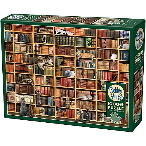 The Cat Library - 1000 Teile