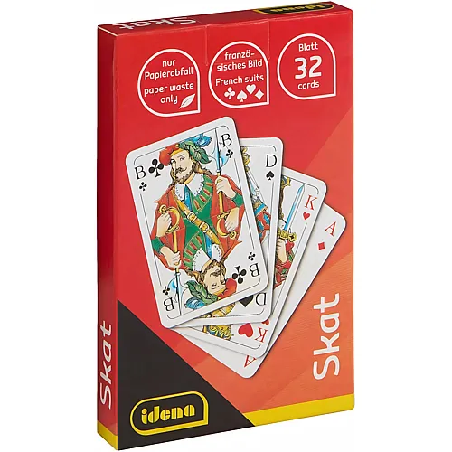 Idena Spiele Skatspiel mit franz�sischem Blatt
